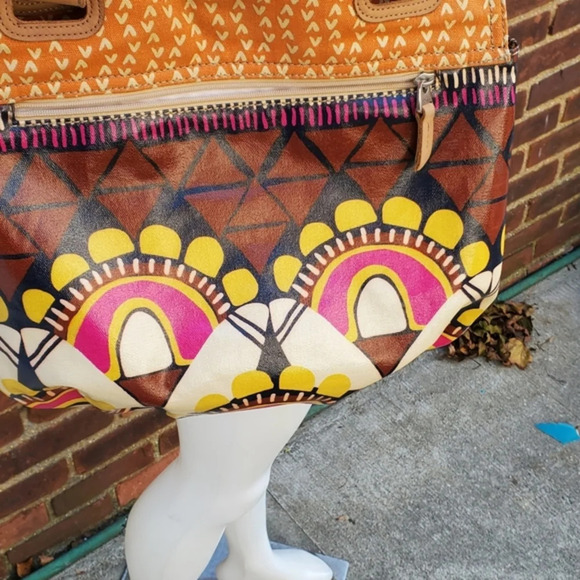 Fossil coated canvas print tote - Picture 10 of 14